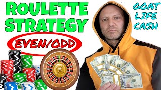 Roulette Strategy Even/Odd- Win Every Single Day.