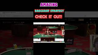 AMAZING BACCARAT STRATEGY TO WIN ALWAYS- NUEBE GAMING #shorts