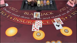 Blackjack | $100,000 Buy In | EPIC High Roller Session! Risky Splits, Doubles, & Massive Bets!