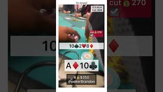 A10 o – triple barrel value – #pokerbrandon #poker #pokerstrategy  #pokerreels #pokertips #AA