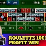 Roulette 100% Fast Profit Winning Tactic | Best Roulette Strategy Ever