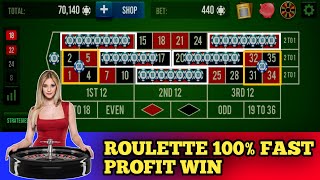 Roulette 100% Fast Profit Winning Tactic | Best Roulette Strategy Ever