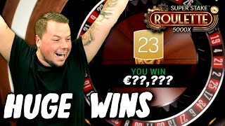 Roulette Player WINS HUGE on New Super Stake Roulette