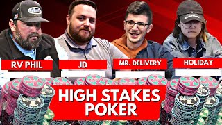 LIVE High Stakes Cash Game | $25/$25/$50 No-Limit Hold’em Poker!