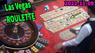 LIVE ROULETTE | Hot TABLE – Session Night Wednesday Casino Las Vegas – 🔥 2022-11-09 😱