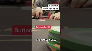 How to spot a poker tell in SECONDS! #Poker.