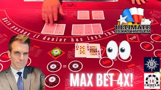🔴 ULTIMATE TEXAS HOLD EM – MAX BET makes it exciting!