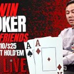 $5/$10/$25 No-Limit Hold’em Cash Game Stream w/ @JWin Poker