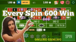 Every Spin 600 Profit 🌹🌹🌹 || Roulette Strategy To Win ||  Roulette Tricks