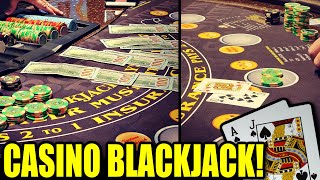 💰I Bought In for $1k at a BLACKJACK Table in a Vegas Casino and This is What Happened…