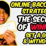 The SECRET of WINNING Online BACCARAT – Set A GOAL & WITHDRAW