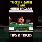 TIPS & TRICKS IN LIVE ONLINE BACCARAT #shorts #strategy