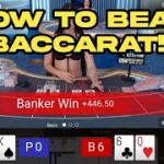 BACCARAT SESSION | Php.300 BUY IN (small buy in) | BIG CASHOUT