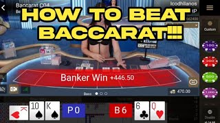 BACCARAT SESSION | Php.300 BUY IN (small buy in) | BIG CASHOUT