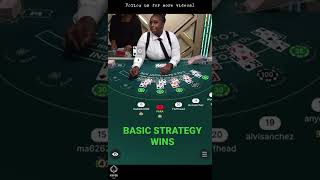 Basic Blackjack Strategy #blackjack #fyp #foryou #shorts #casino #winning #casinoonline