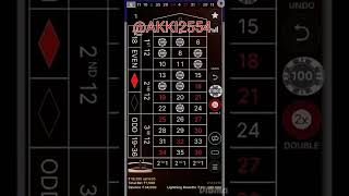 #roulette #casinoroulette #baccarat #live #livecricket #hindibestroulette #tips | Telegram @AKKI2554