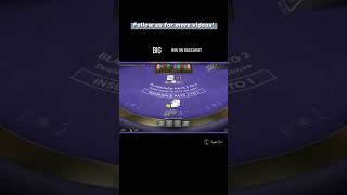 He won 855$ on splitting Ace! #casino #blackjack #shorts #fyp #foryou #winning #tips