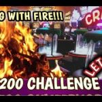 LIVE CRAPS #10!!! – $200 CHALLENGE!  EXTREME PROBABILITY BUBBLE CRAPS – PLAYING WITH FIRE!!!