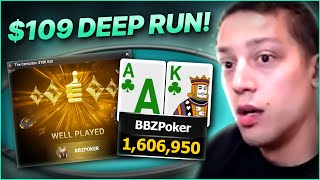 ELITE Poker Coach Runs DEEP To A $109 FINAL TABLE?!