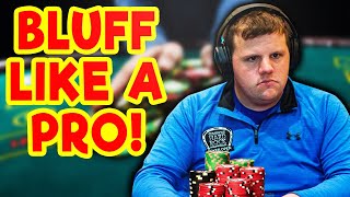 When To TRIPLE BARREL BLUFF [Poker Strategy With Matt Affleck]