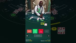 Split 9s Vs 4 And Get that money , blackjack winnings #blackjack #casino #kumbara
