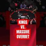 KINGS facing ALL IN vs. Massive OVERBET! #pokerpro #pokerstars #pokeronline