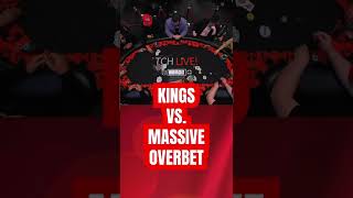 KINGS facing ALL IN vs. Massive OVERBET! #pokerpro #pokerstars #pokeronline