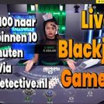 Live Blackjack Gameplay! VAN €100 NAAR €500 BINNEN 10 MINUTEN! Speluitleg, Tips & Meer!
