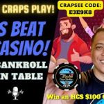 Live Craps Play! Big Kahuna Aggressive Strategy! Crapsee Code: E3E9K8