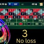 No loss more winning strategy! Roulette strategy to win