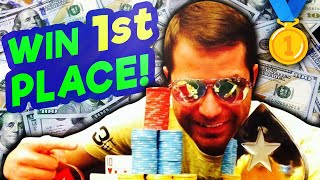 How To WIN Poker TOURNAMENTS [STOP Min-Cashing!]