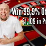 Roulette Strategy 99.9% Win $1,109 In Profit