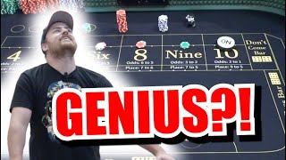 🔥GENIUS?!🔥 30 Roll Craps Challenge – WIN BIG or BUST #223