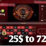 25$ to 757$ With Auto Roulette | New Roulette Strategy