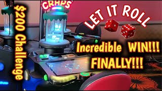 Live Casino Bubble Craps #30 GO FOR IT!!! $200 CRAPS CHALLENGE