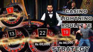 Casino lightning roulette tricks | Daily 5000 win | casino game online strategy | 500X win 🔥😱💯