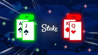 STAKE’S BLACKJACK PAID HUGE! (Risky Bets)