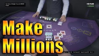 How I Made Over 1,000,000 Chips Playing Three Card Poker (GTA V Online)