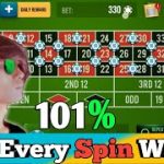 101% Every Spin Win || Roulette Strategy To Win