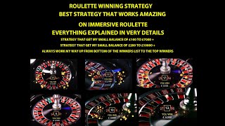 Roulette Winning Strategy