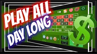 PLAY ALL DAY LONG – $$ – ROULETTE STRATEGY By Leo Slot 😎