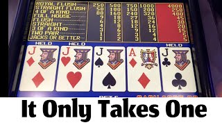 Taking the Easy Win! My Video Poker Journey Episode 201.