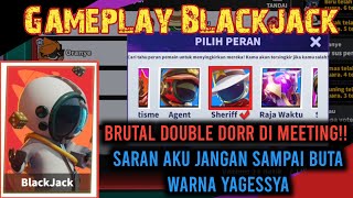 TIPS BLACKJACK TERBARU, JANGAN BUTA WARNA COKK❗❗ Double Dorr di Meeting Sukses Berakhir Tangisan