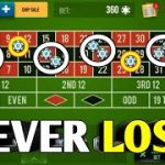 Never Loss All Numbers Cover Roulette 🌹🌹 || Roulette Strategy To Win || Roulette Tricks