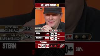 He Called A Raise With QUEEN-TEN! 😱 #PhilHellmuth #DaniStern
