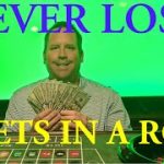 Never Lose 2 In A Row Roulette Method