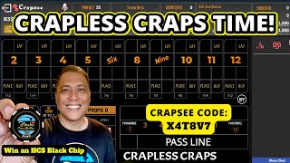 What Strategy do you use on a Crapless Craps Table? Crapsee Code: X4T8V7