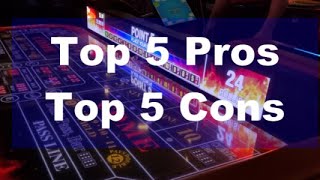 HYBRID ELECTRONIC CRAPS TABLE [The Top 10 Pros & Cons] [Roll To Win Craps]