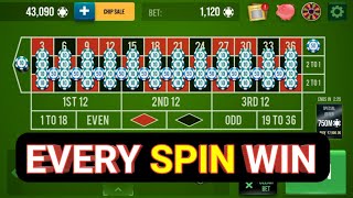 Every Spin Win 🌹🌹 || Roulette Strategy To Win || Roulette