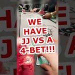 We have JJ vs a 4-Bet! #Shorts #Poker